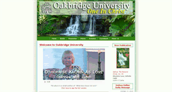 Desktop Screenshot of oakbridge.org